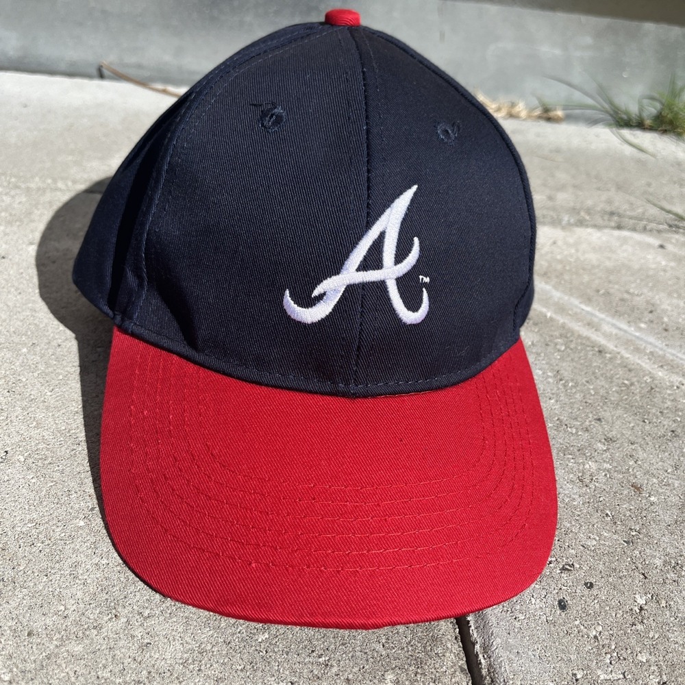 Atlanta Braves Baseball Hat Cap Men's Adjustable Red Dark Navy Blue MLB Hats